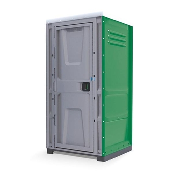 Туалетная кабина Toypek в собранном виде зеленый цвет