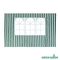 Стенка зеленая с окном Green glade 4110